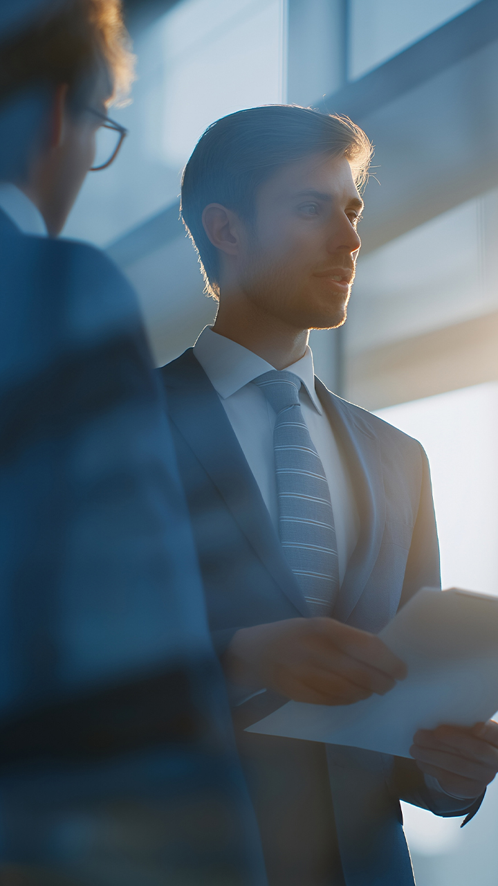 Manager im Austausch