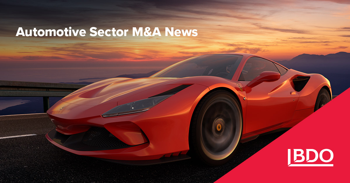 Fusionen und Übernahmen im Automobilsektor auf hohem Niveau in Q2-2025