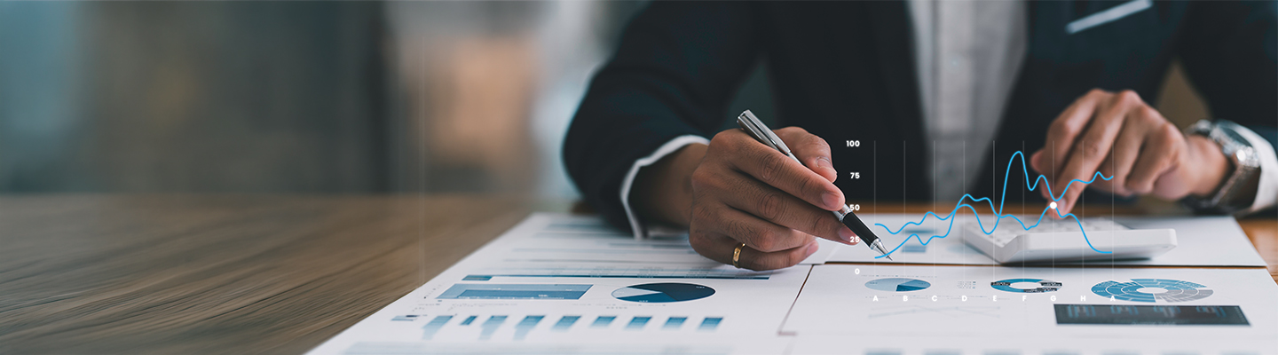 Grafik über Finanzen
